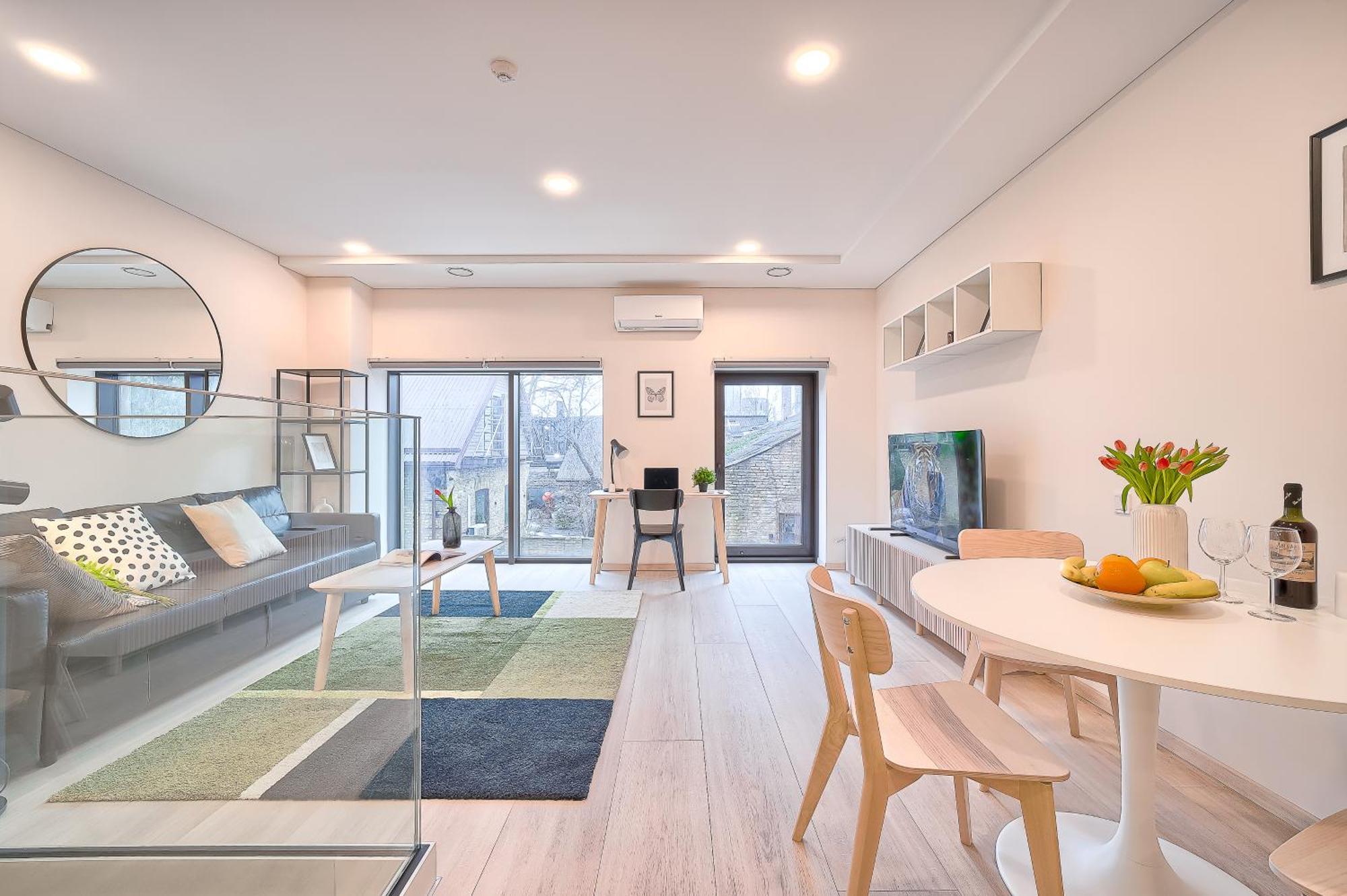 Business-Class Apartments 2 X Free Parking X Self Check In 24X7 维尔纽斯 外观 照片